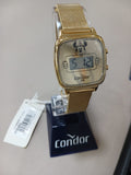 RELÓGIO CONDOR MINNIE DOURADO QUADRADO