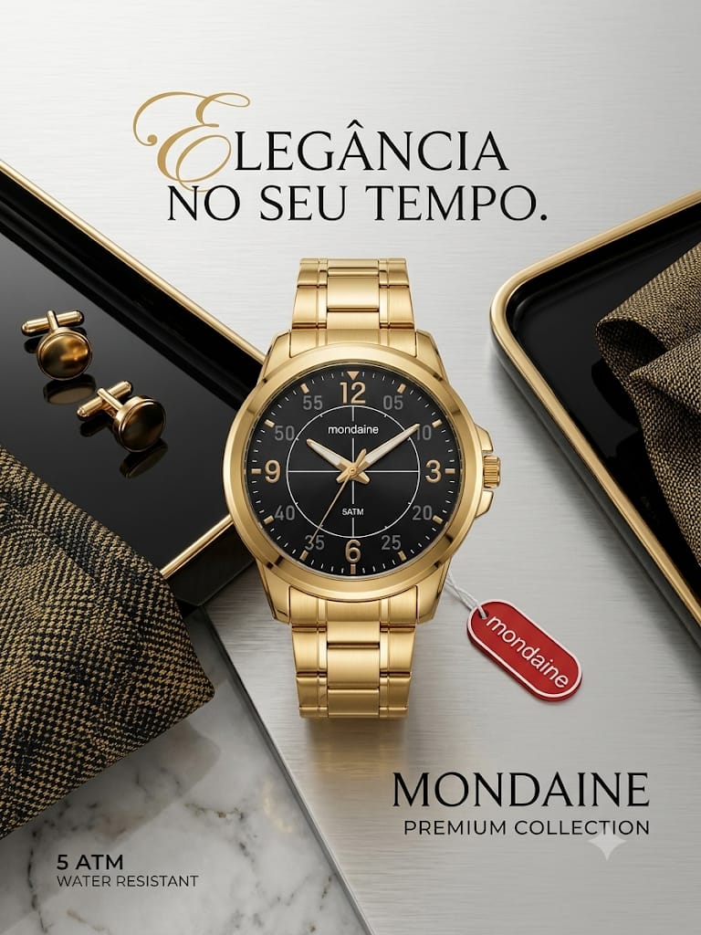 RELÓGIO MONDAINE PREMIUN COLECTION