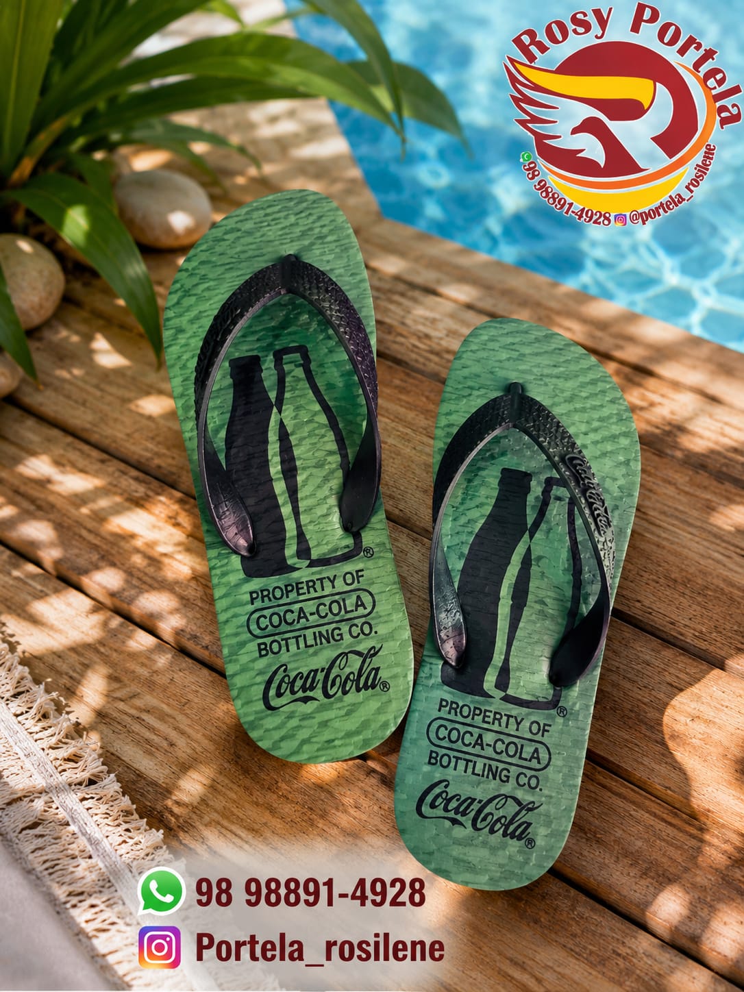 CHINELO COCA COLA PROPERTY MUSGO/PRETO