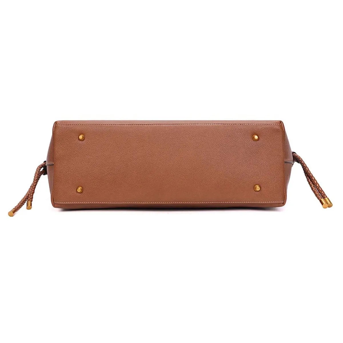 BOLSA SHOPPER FLOARTER ALÇA DE OMBRO MARROM SAFARI SANTA LOLLA