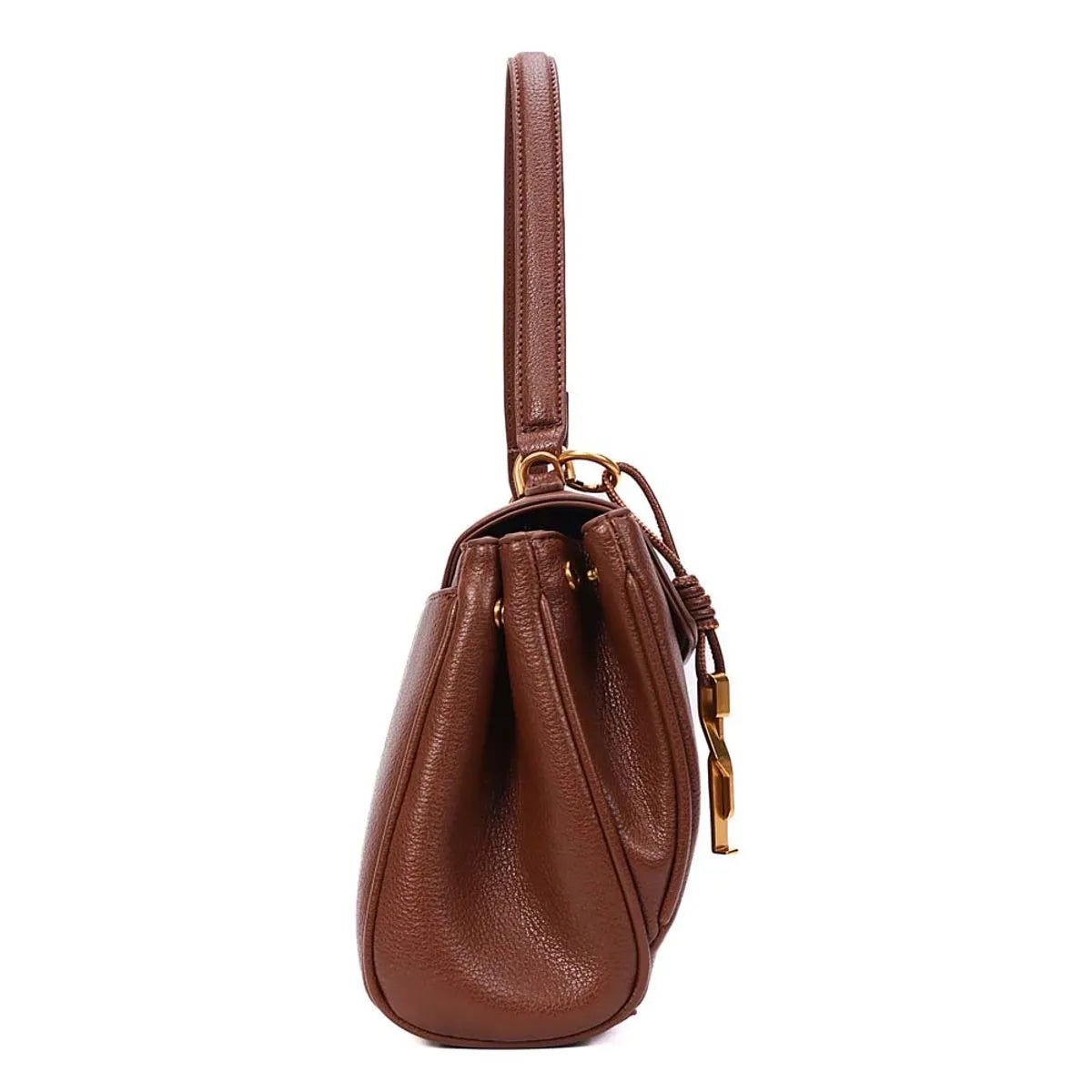 BOLSA MÉDIA ALÇA DE OMBRO MARROM SAFARI SANTA LOLLA