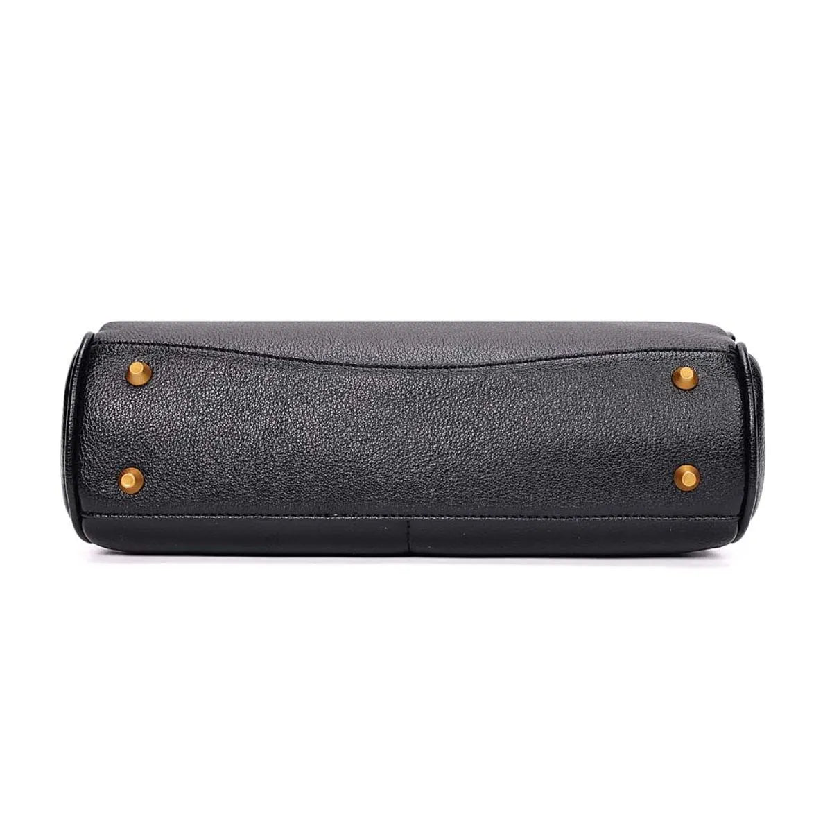 BOLSA MÉDIA FLOATER ALÇA DE OMBRO PRETA SANTA LOLLA