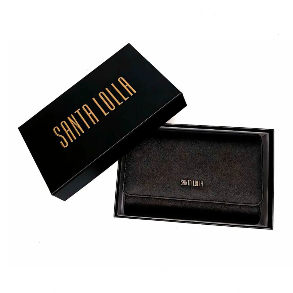 BOLSA CARTEIRA PEQUENA RISCO PRETO E ALÇA CORRENTE SANTA LOLLA