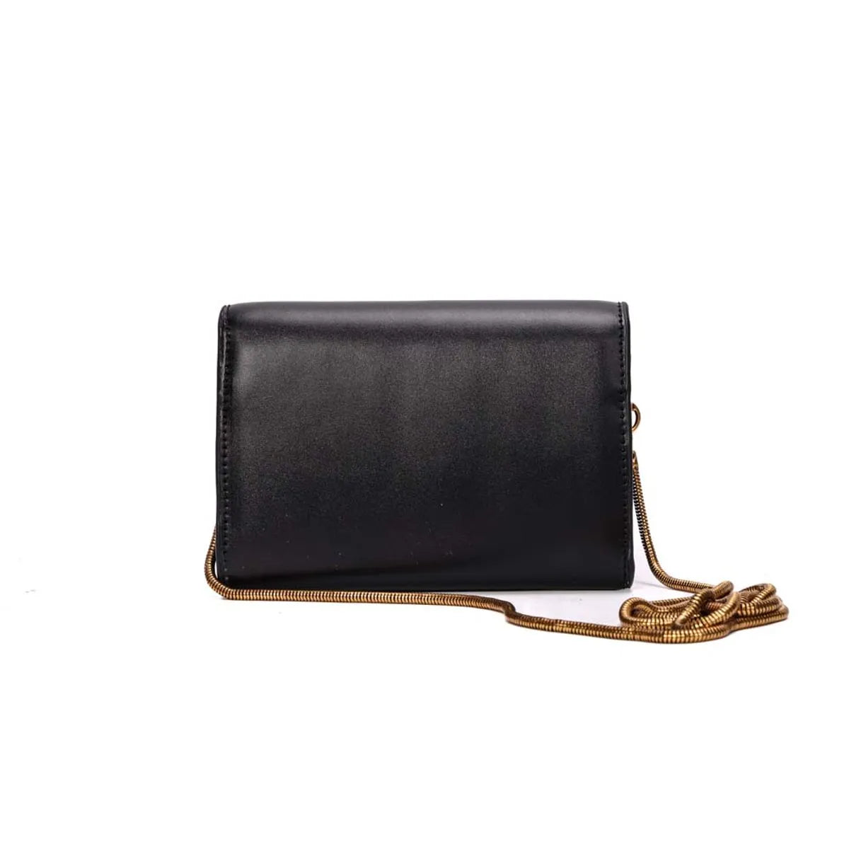 BOLSA CARTEIRA SOFT LISO TRANSVERSAL PRETA SANTA LOLLA