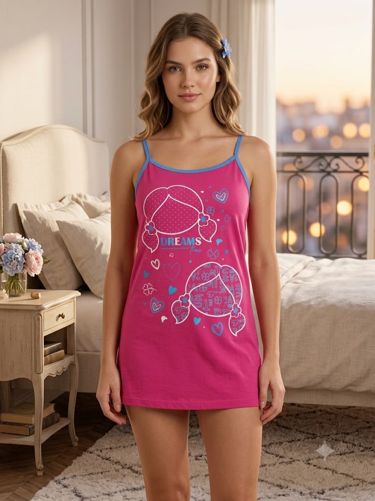CAMISOLA ALÇA DREAMS TURMA DA MEL
