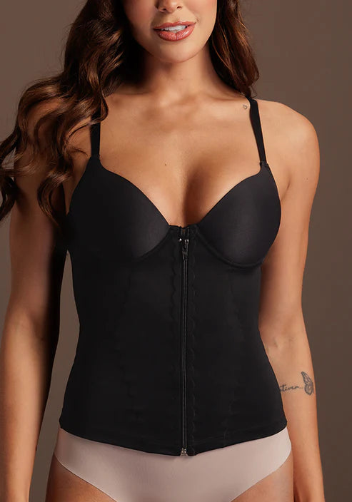 CAMISETE MODELADOR COM ZIPPER THAIS FERREIRA