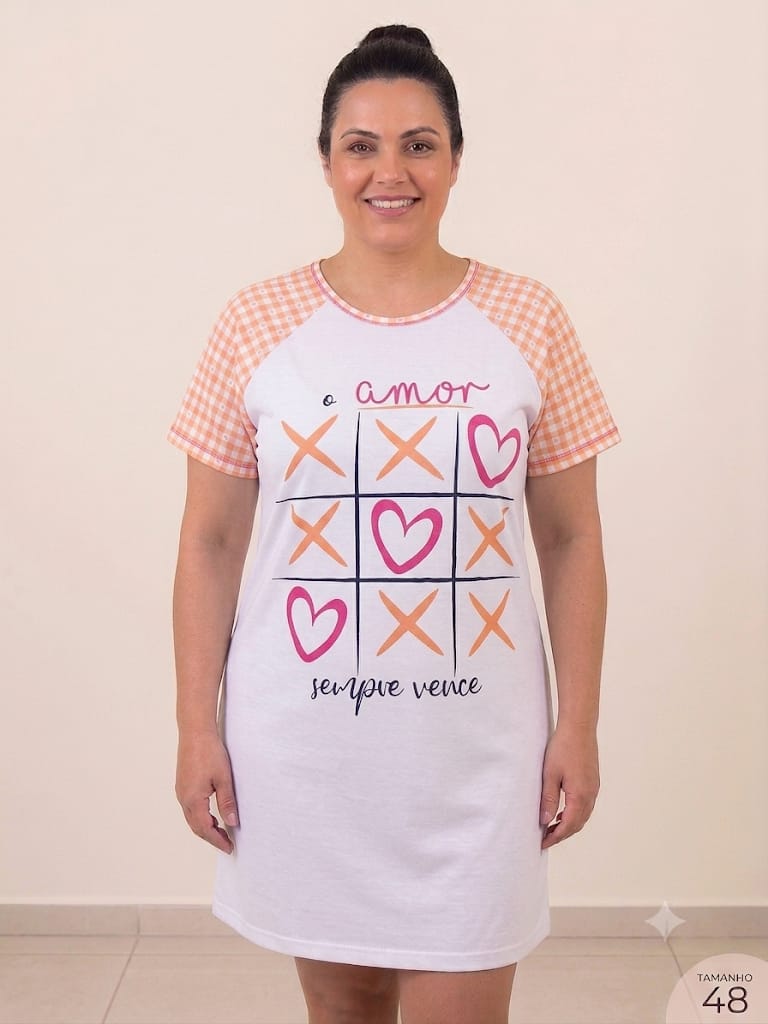 CAMISOLA PLUZ SISE XADREZ TURMA DA MEL