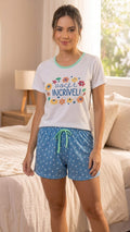 SHORT DOLL MEIA MANGA TURMA DA MEL
