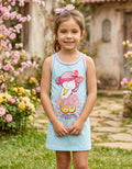 CAMISOLA REGATA BEBÊ MARGARIDAS TURMA DA MEL
