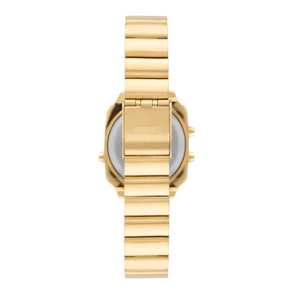 RELÓGIO CONDOR FEMININO DIGITAL DOURADO