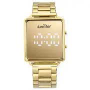 RELÓGIO CONDOR FEMININO DIGITAL DOURADO