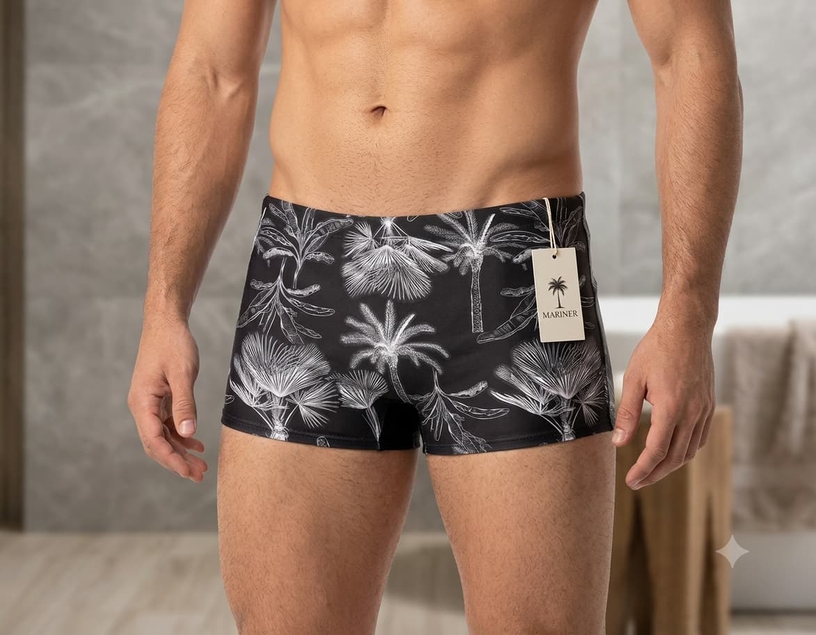 SUNGA GUILFF ESTAMPA COQUEIROS