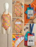 MAIÔ INFANTIL FRUTINHAS COM BABADO