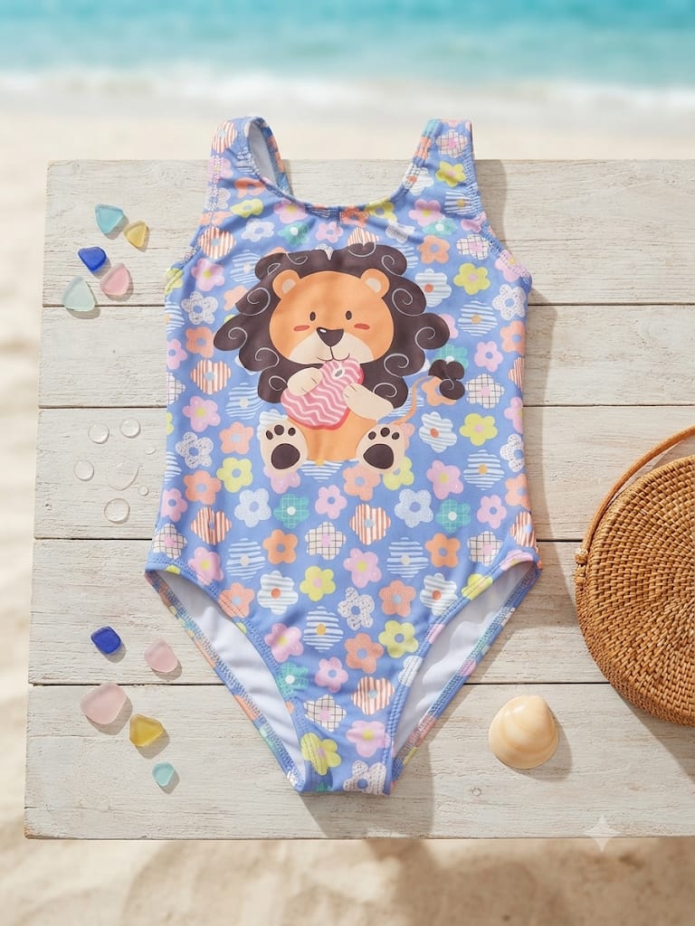 MAIÔ INFANTIL ESTAMPA LEÃO