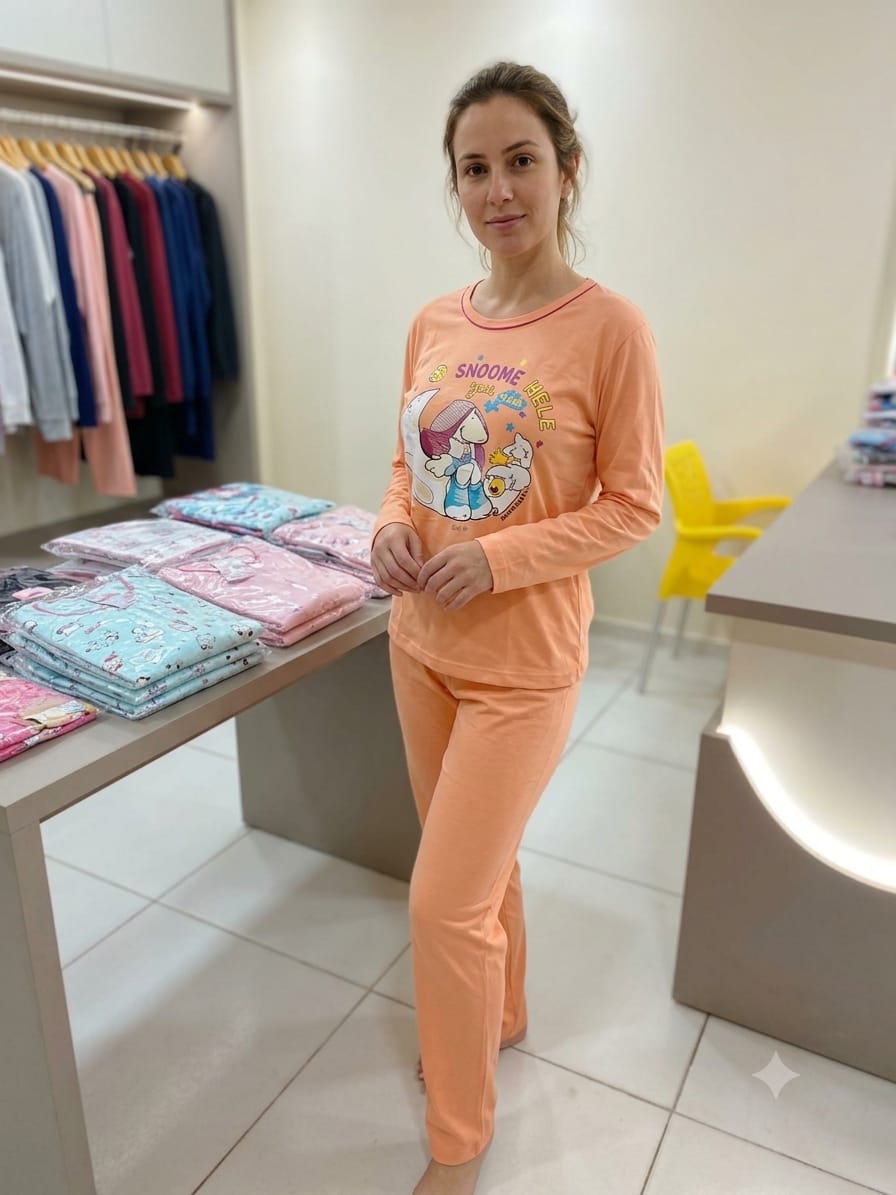 PIJAMA LONGO TURMA DA MEL