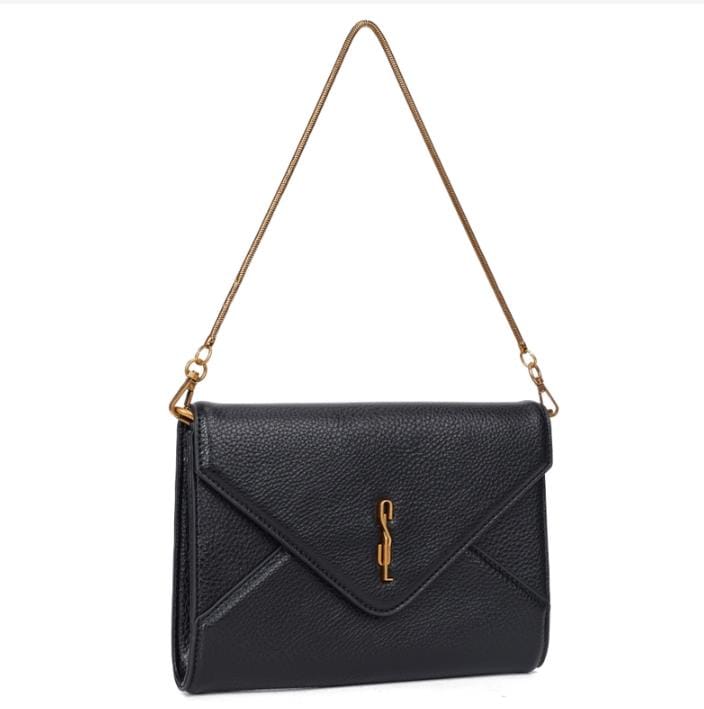 Bolsa clutch Santa Lolla No modelo envelope