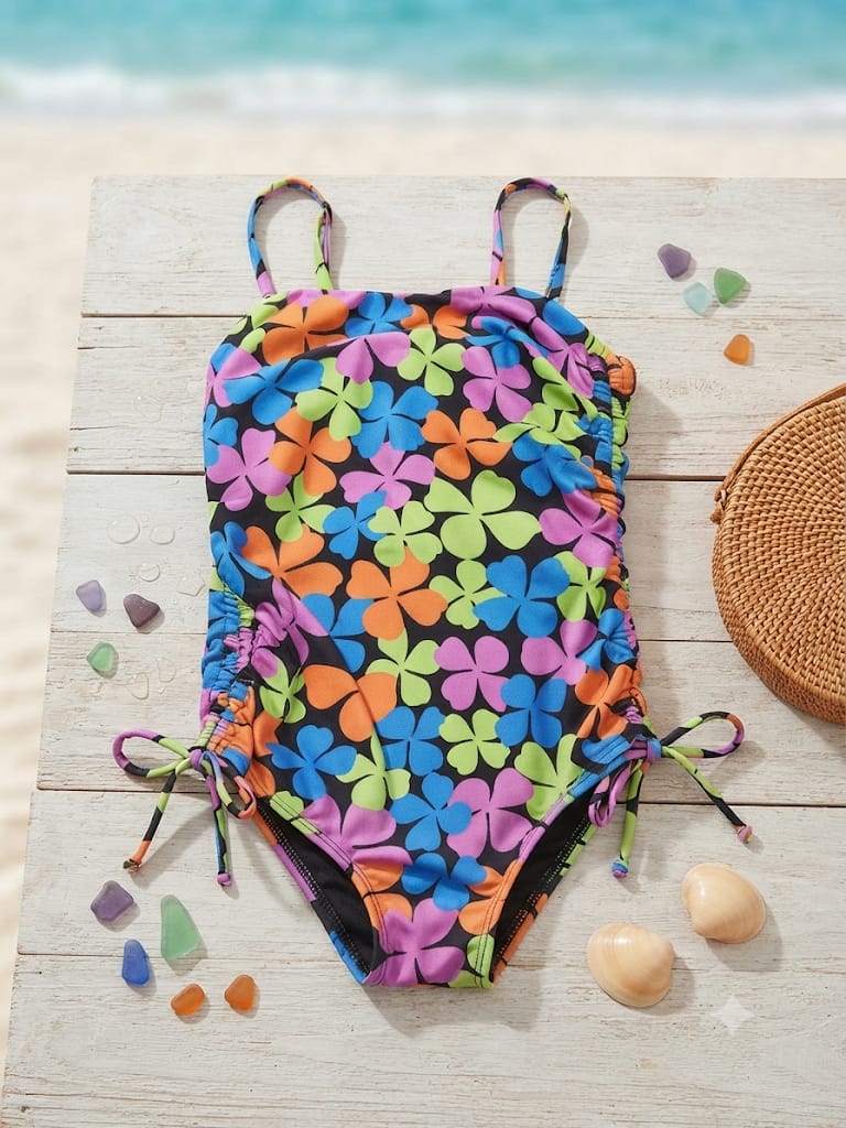 MAIÔ INFANTIL ESTAMPA FLORZINHA