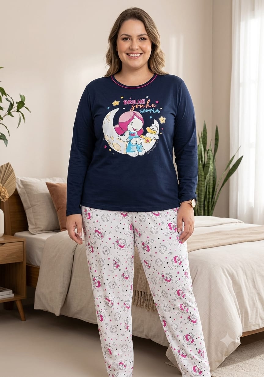 PIJAMA LONGO TURMA DA MEL