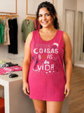 CAMISOLA PLUS SISE CORDEL TURMA DA MEL