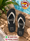 CHINELO COCA COLA WAVE JET ALMA OFF/PRETO