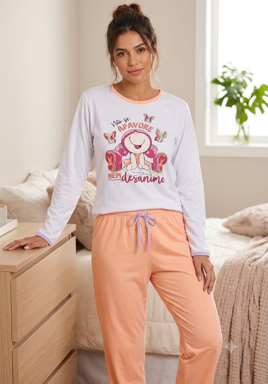 PIJAMA LONGO TURMA DA MEL
